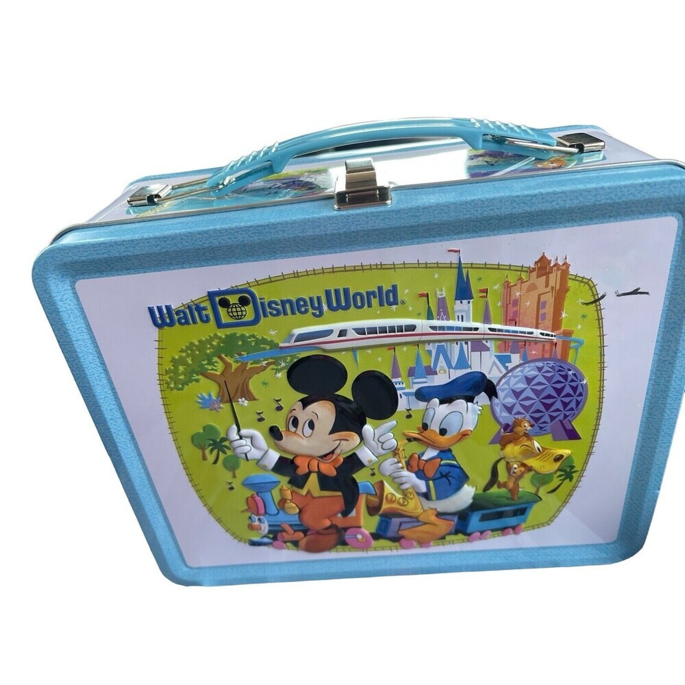 2021 Walt Disney World 50th Anniversary Vault Collection Mickey Metal Lunch Box